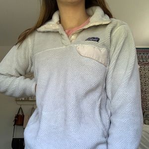 Women’s White Patagonia Fleece